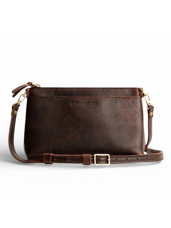 Portland Leather Handbags - PORTLAND LEATHER Poppy Purse Large Coldbrew